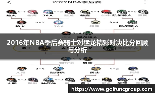 2016年NBA季后赛骑士对猛龙精彩对决比分回顾与分析